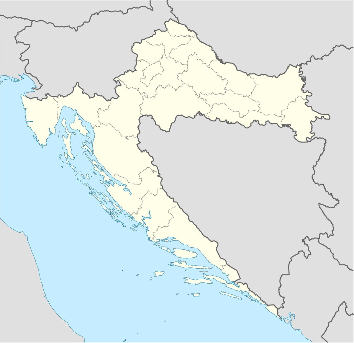 mapa ng croatia offline