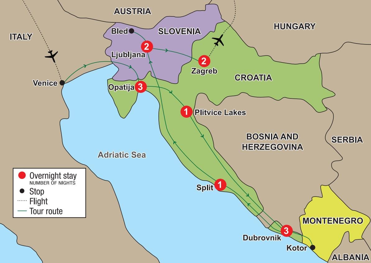 mapa opatija croatia