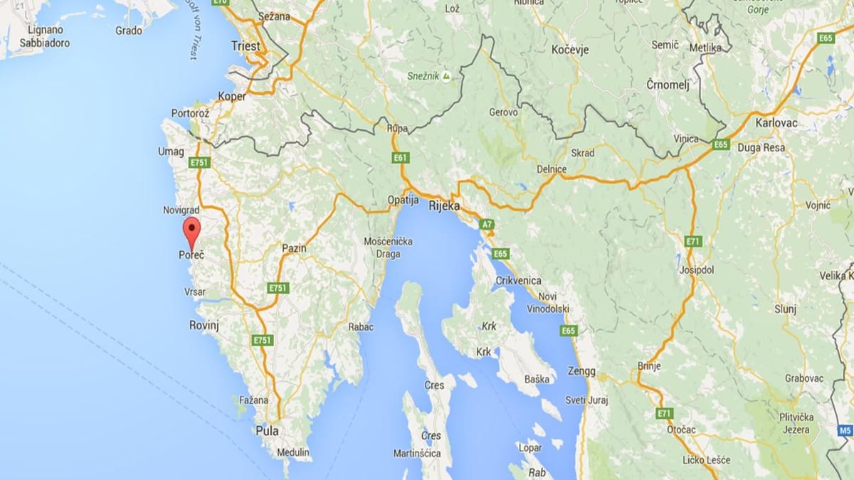 mapa ng porec croatia