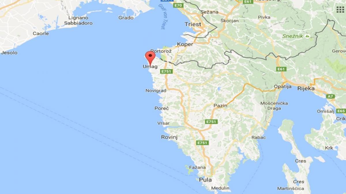 mapa ng umag croatia