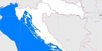 Balangkas ng mapa ng croatia