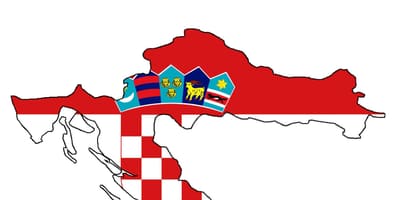 Croatia mapa flag