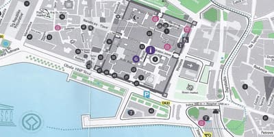 Mapa ng kalye ng split croatia