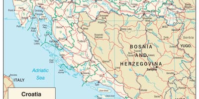 Mapa ng lidl croatia
