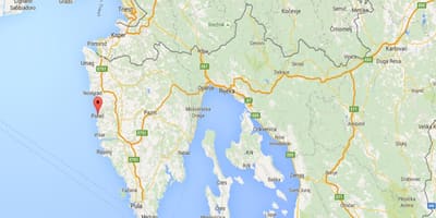 Mapa ng porec croatia 