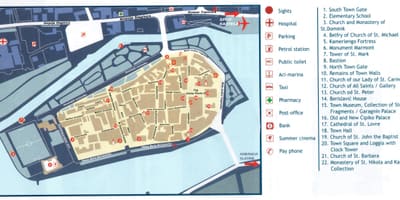 Croatia trogir mapa