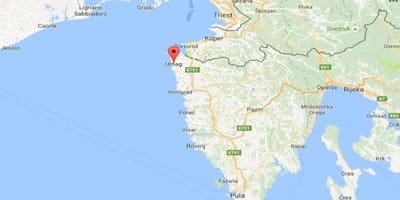 Mapa ng umag croatia
